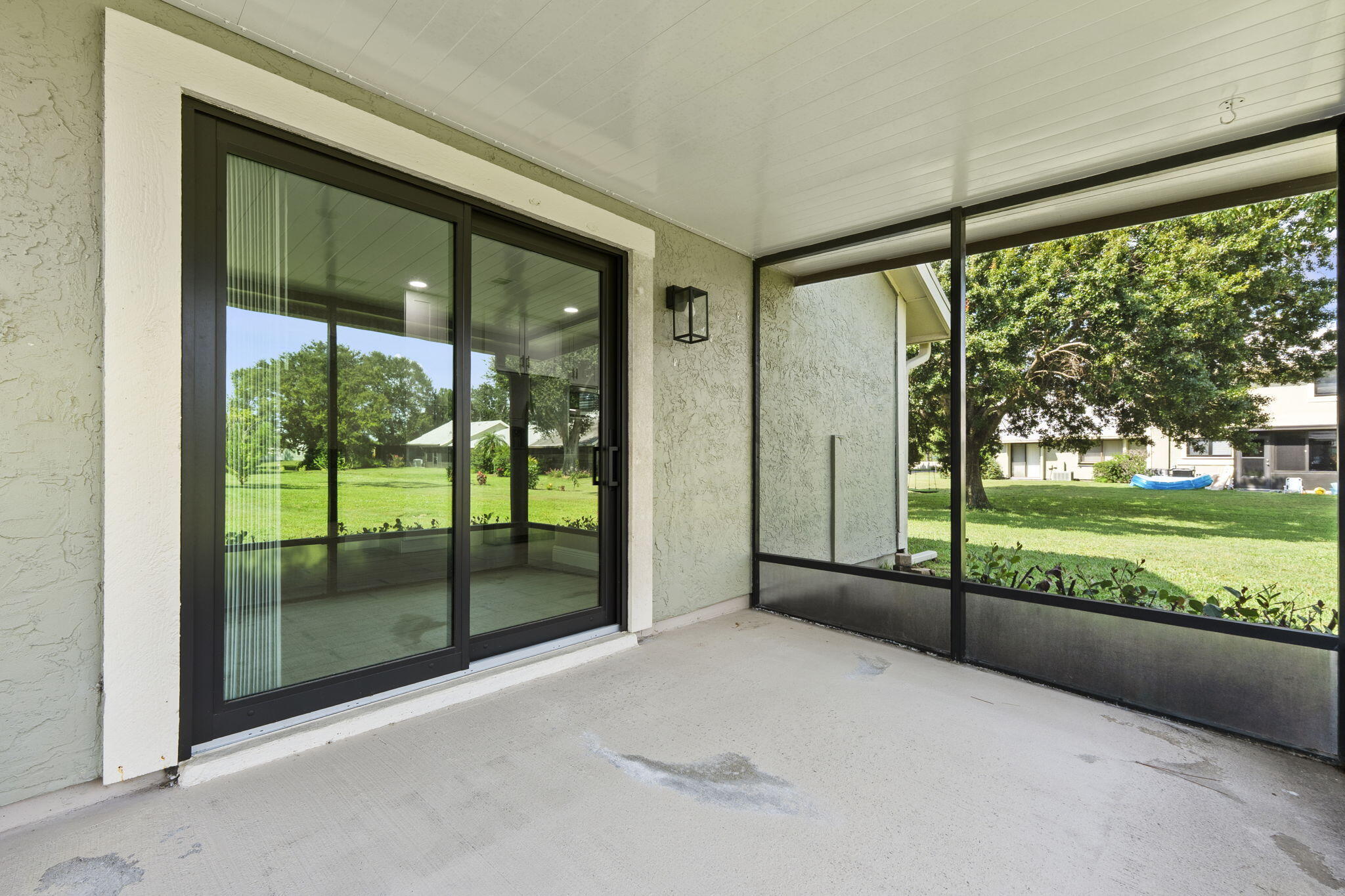 Screened patio