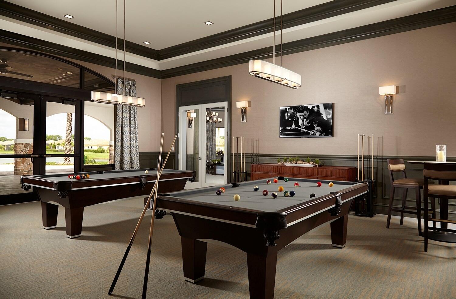 billiard room