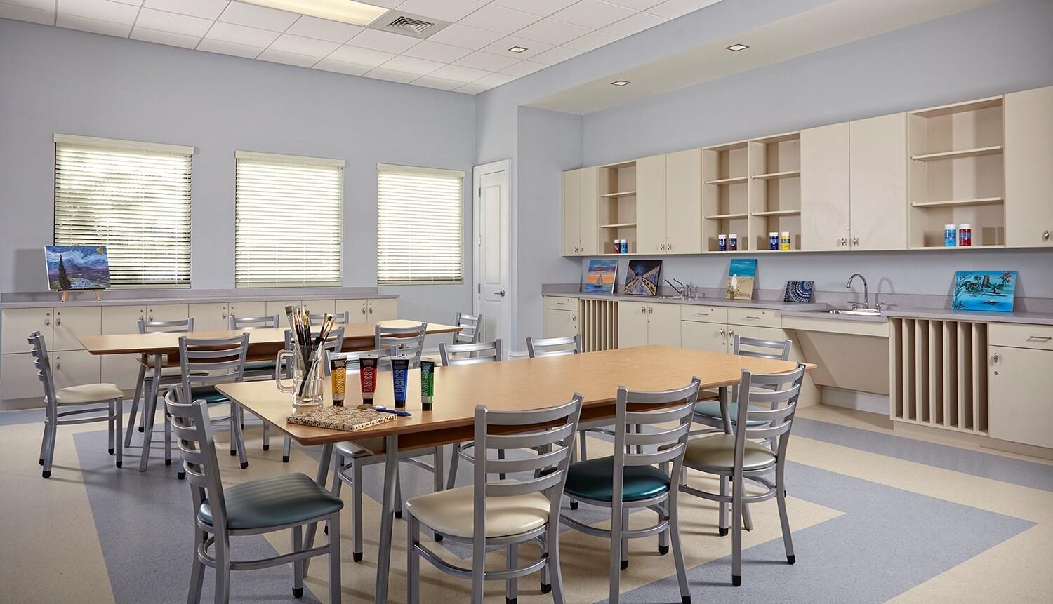 arts and crafts room