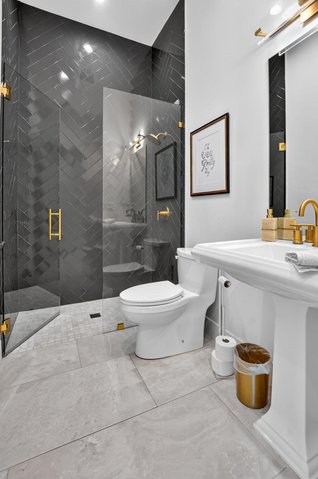 FULL BATH ON 1ST FLOOR