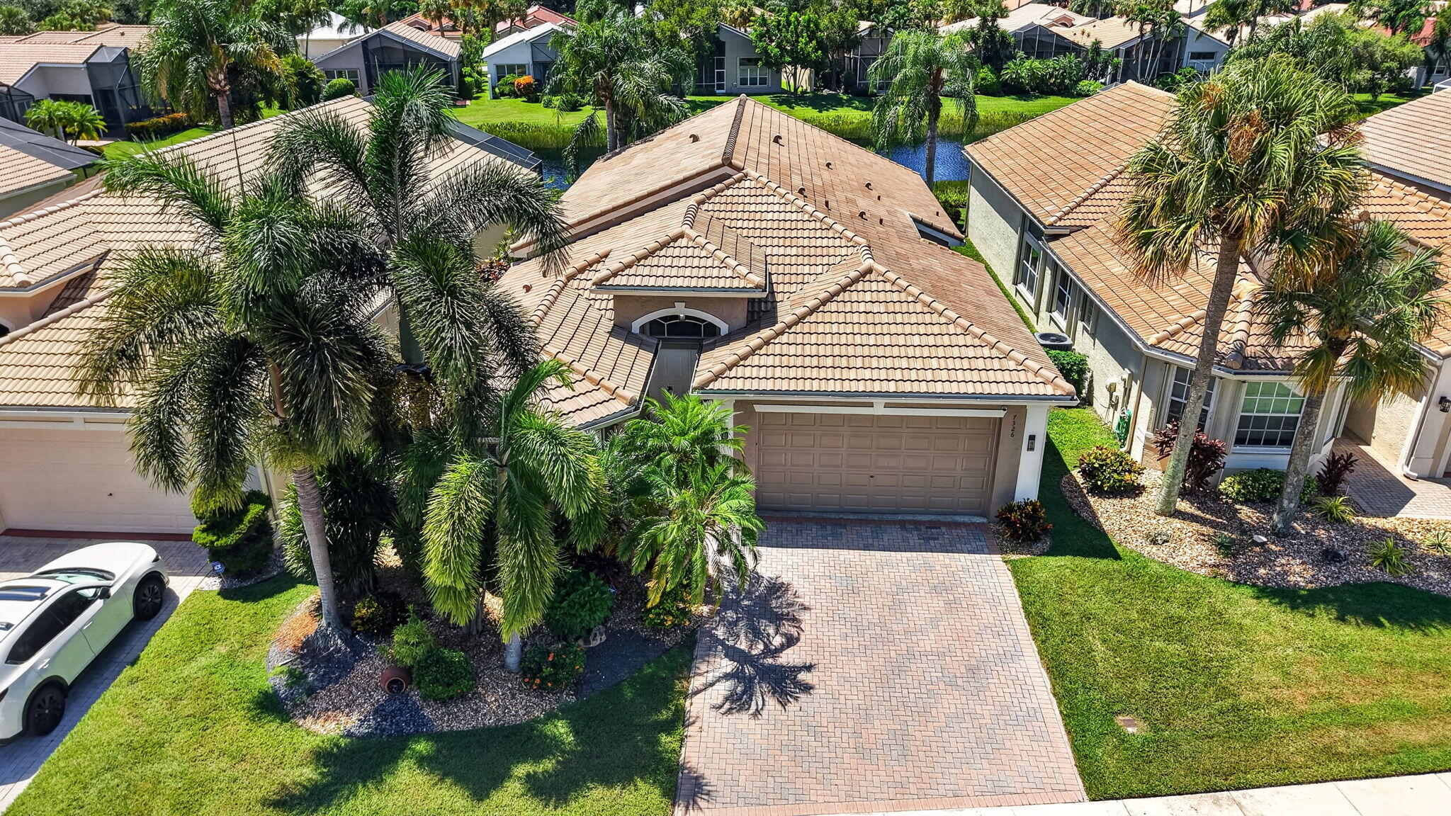 AERIAL VIEW OF HOUSE