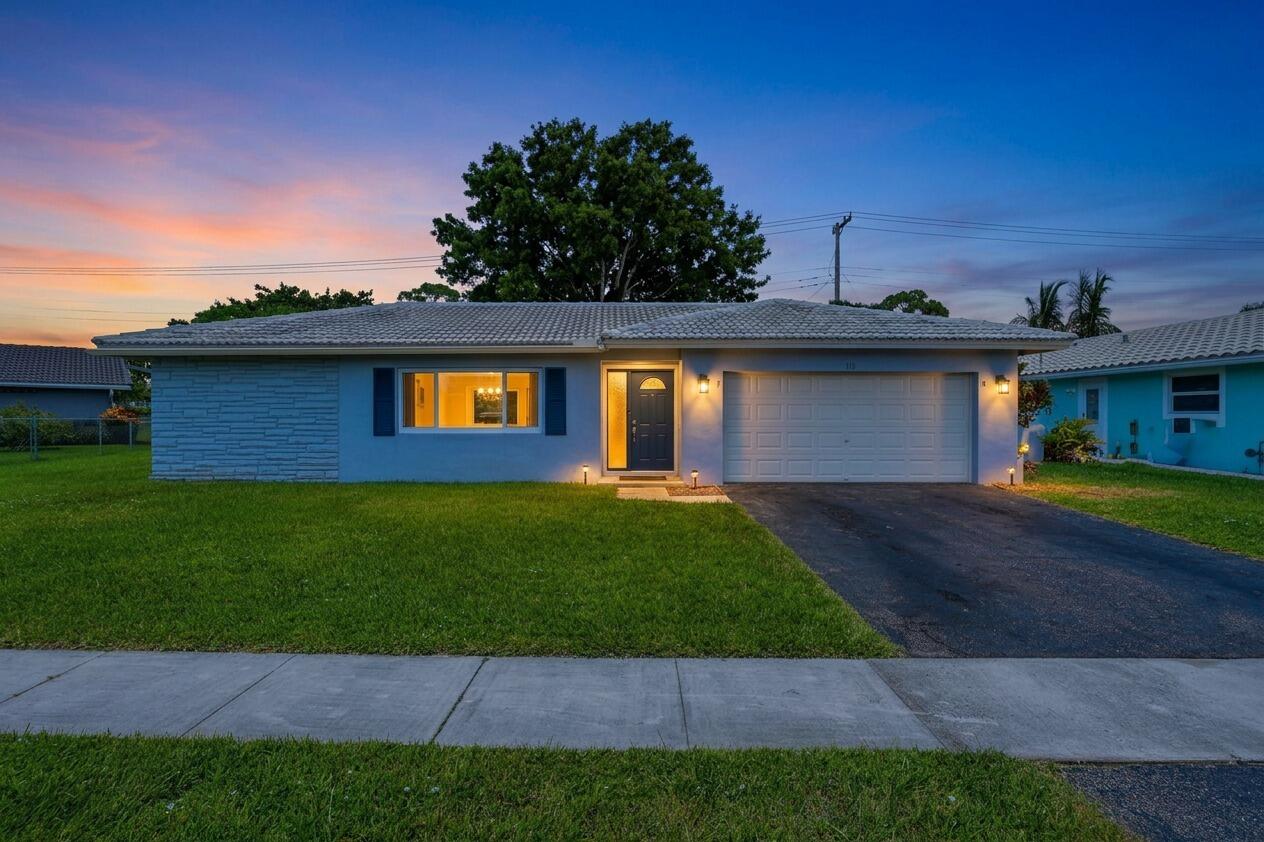 Twilight front of house Twilight front of house