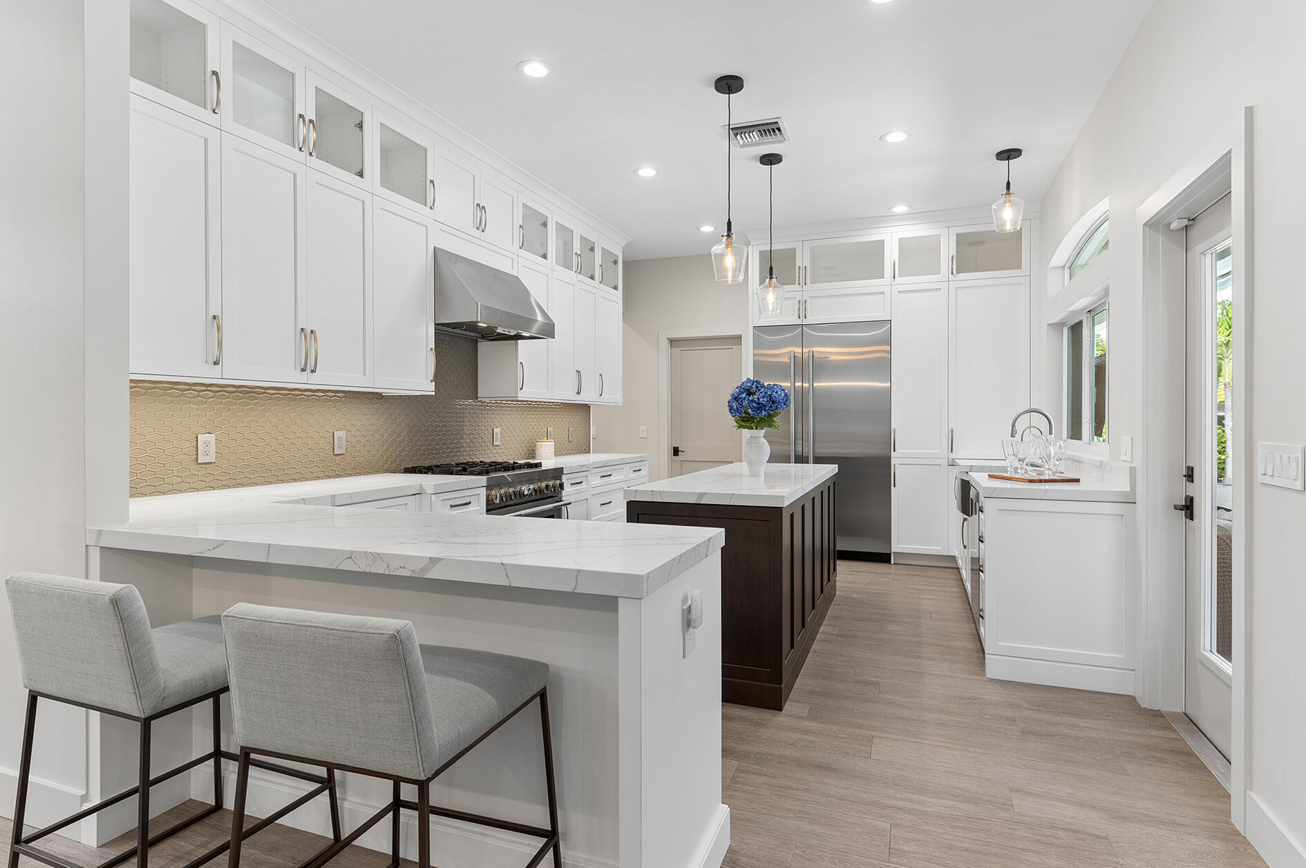 Large open kitchen