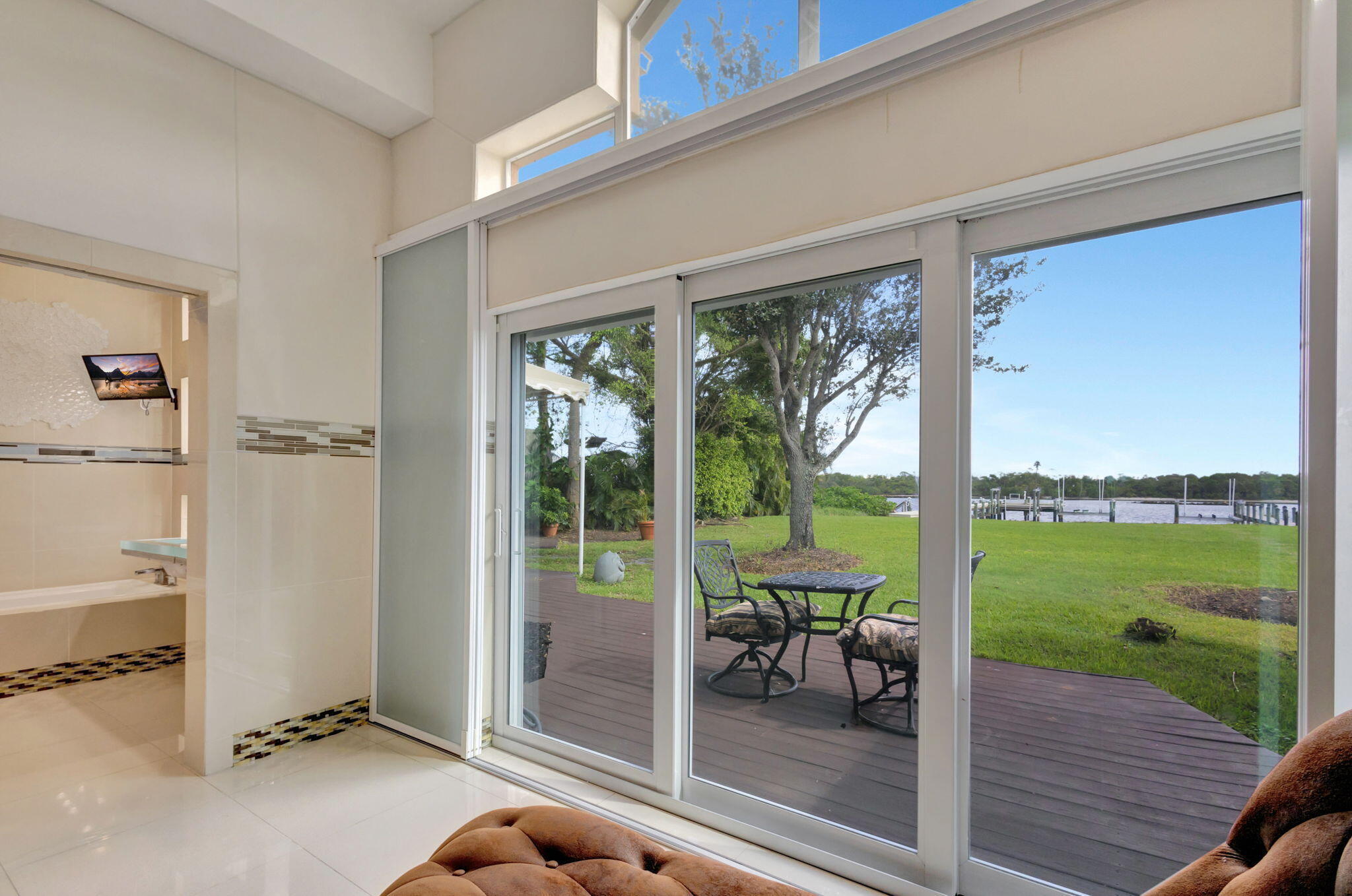 private patio off the bedroom