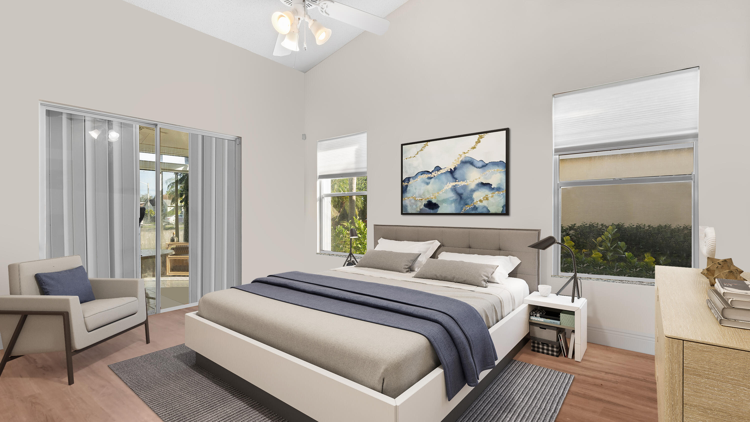 Master Bedroom Virtual Staged