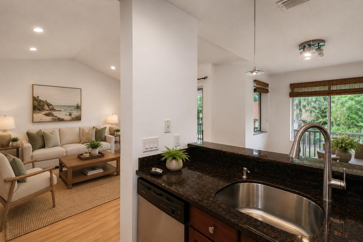 Virtually Staged Kitchen