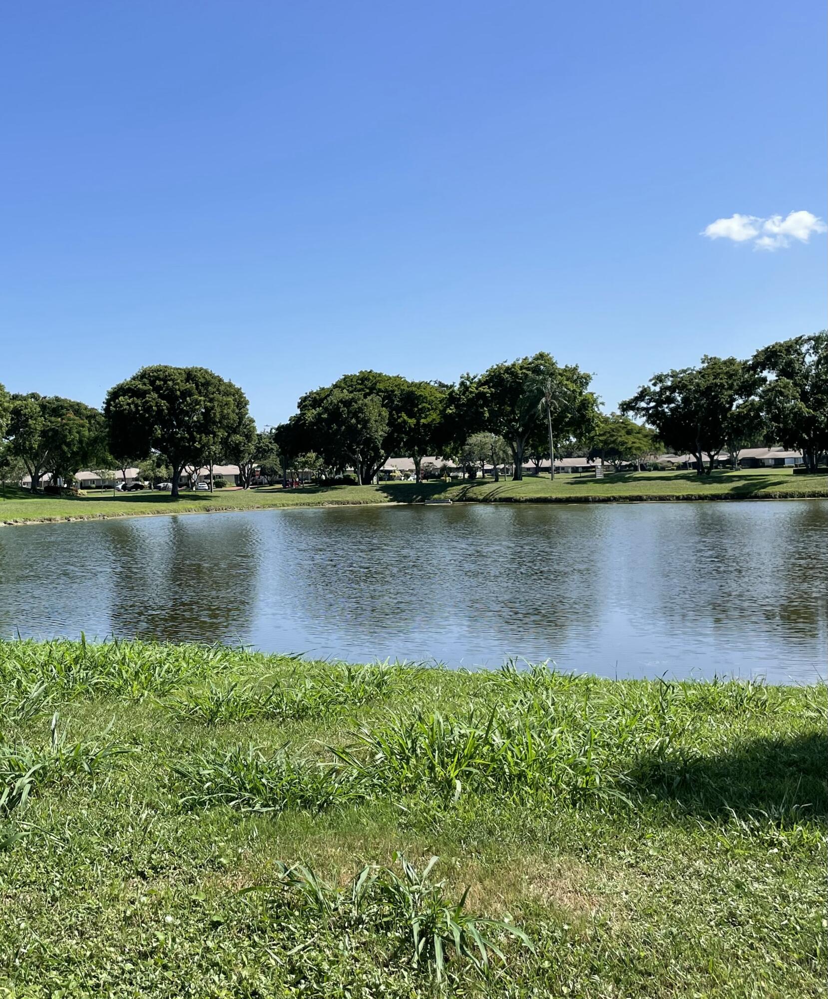 Beautiful Lake with Walking Path