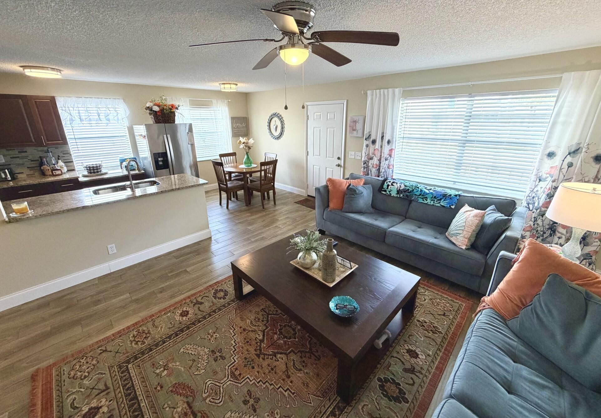 2" Faux Wood White Cordless Blinds included on all Windows.