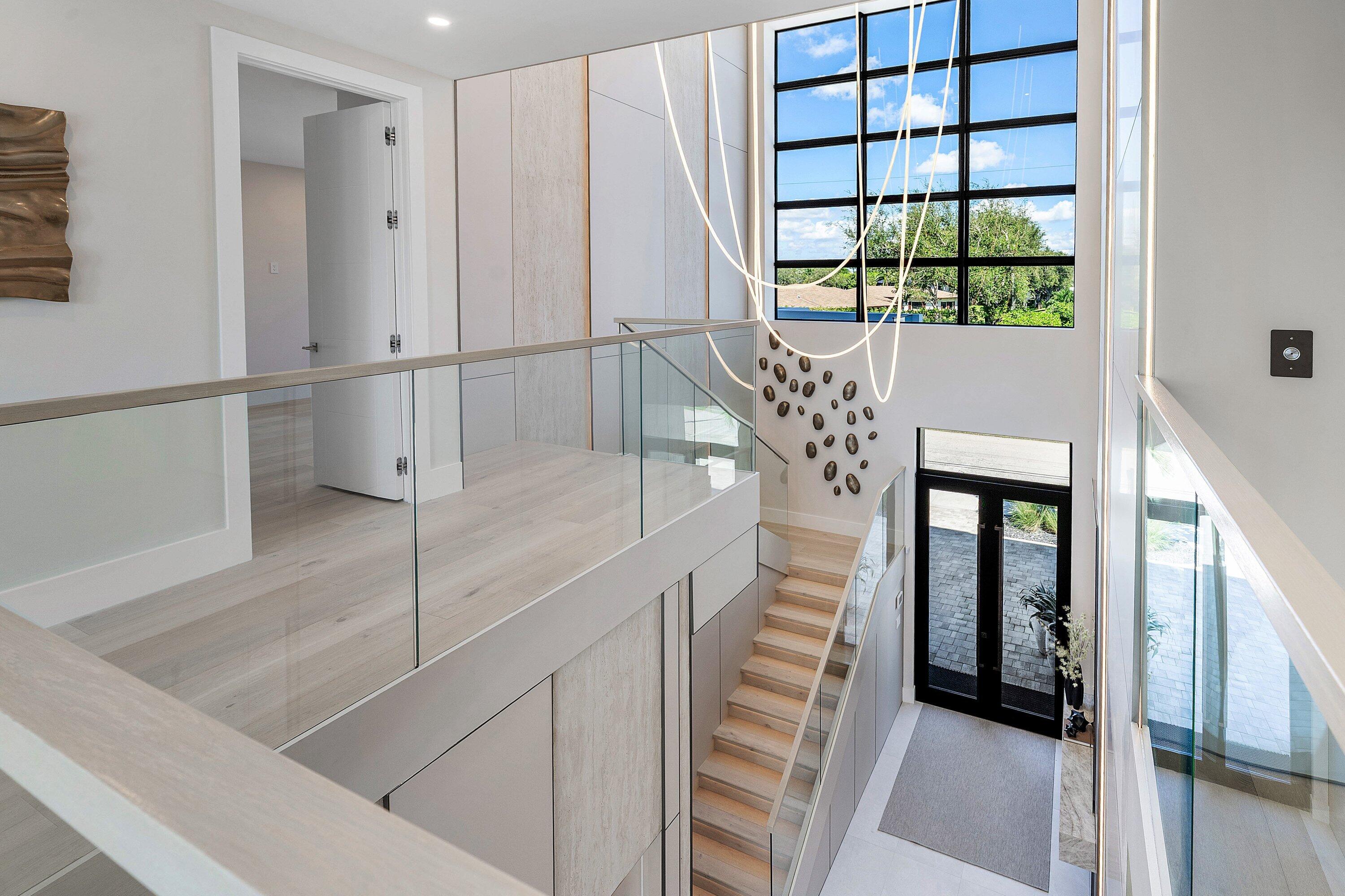 View of Foyer from 2nd Floor Loft