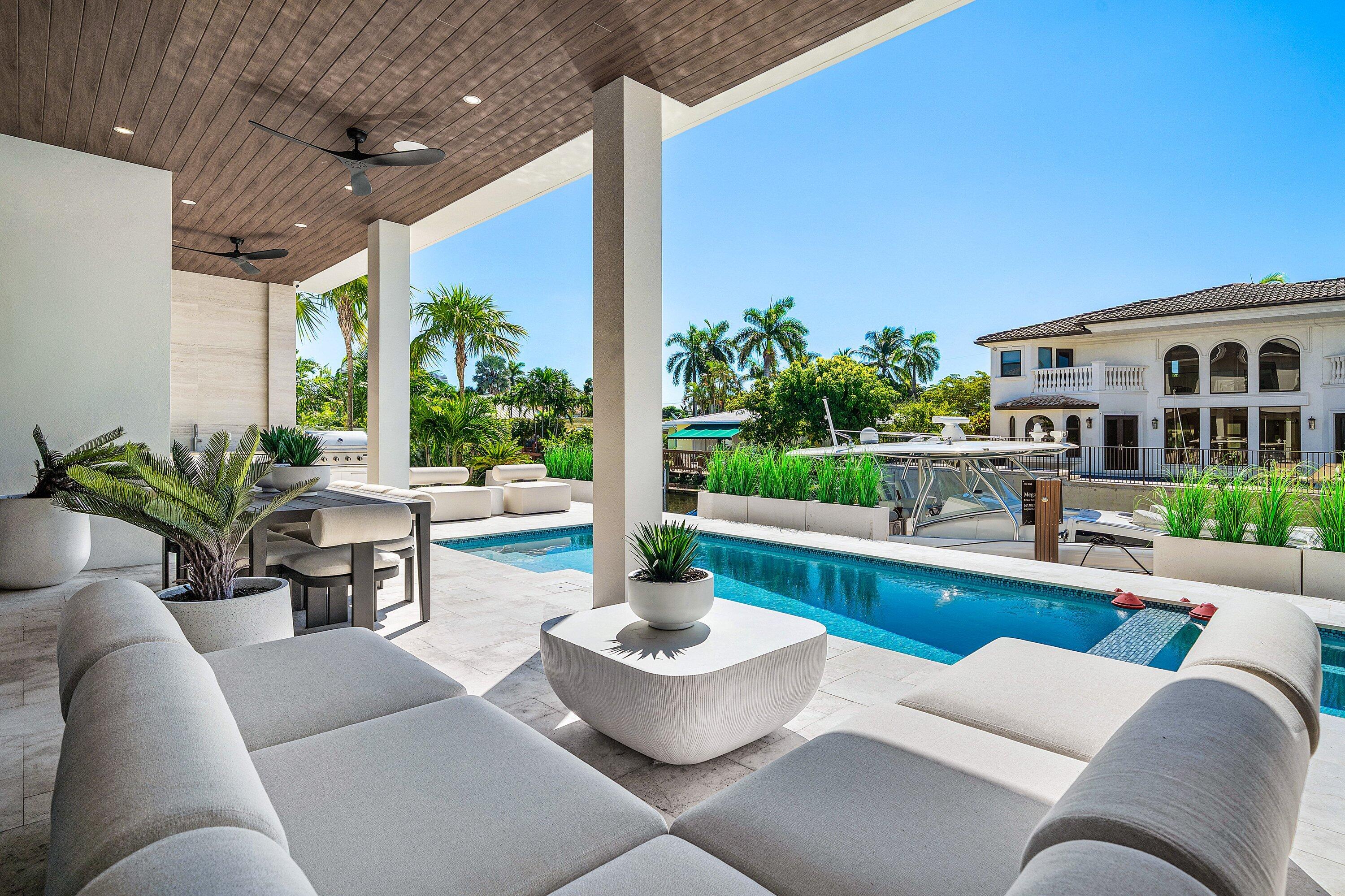 Covered Outdoor Seating Area