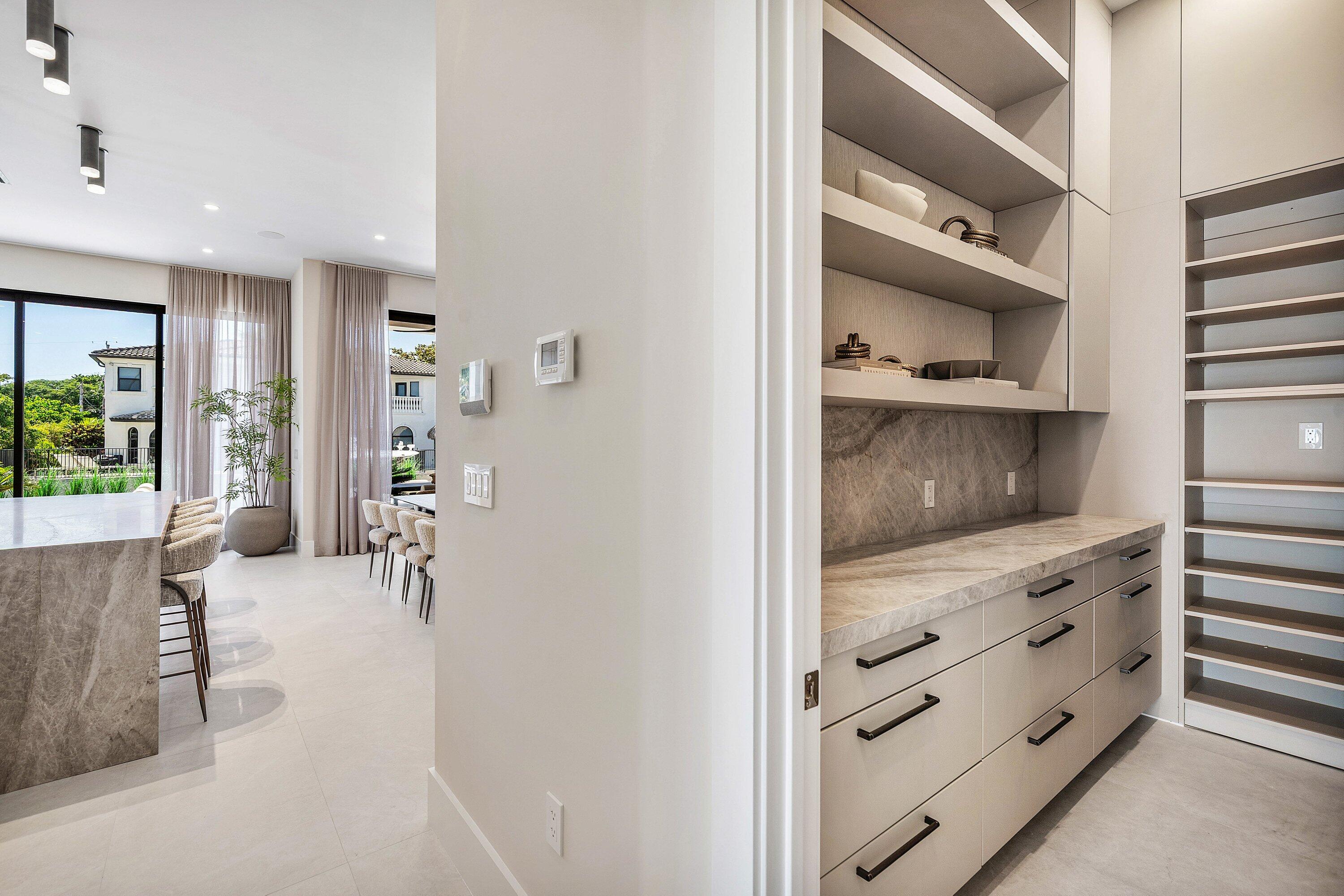 Walk-In Pantry off 2-Car Garage