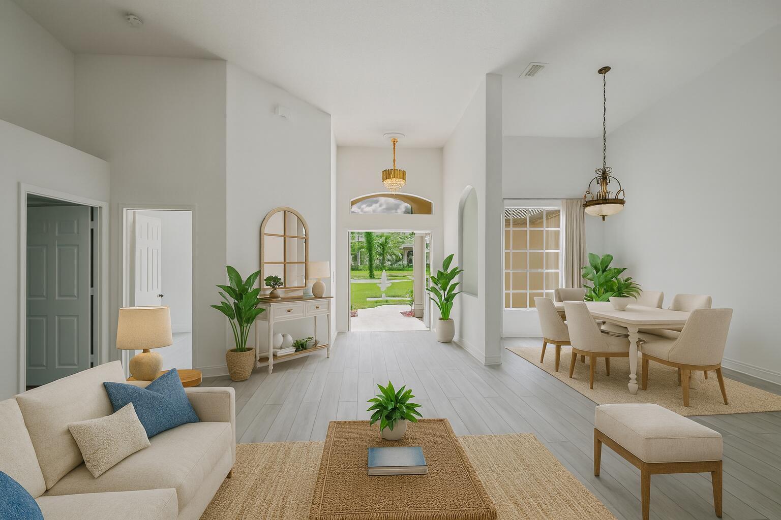 Bright and Elegant Living Space