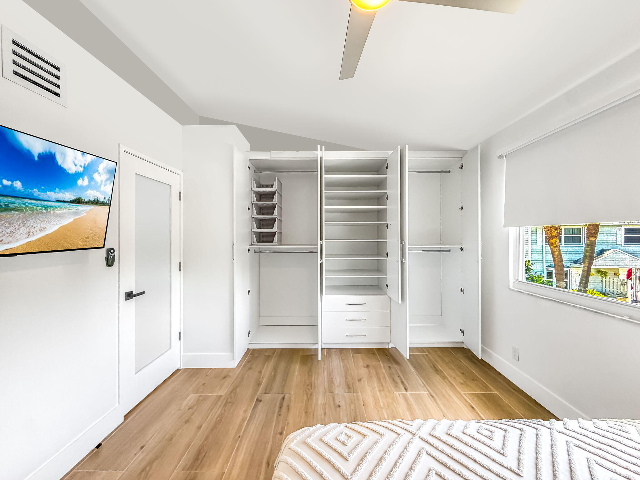 custom closet with abundance of storage