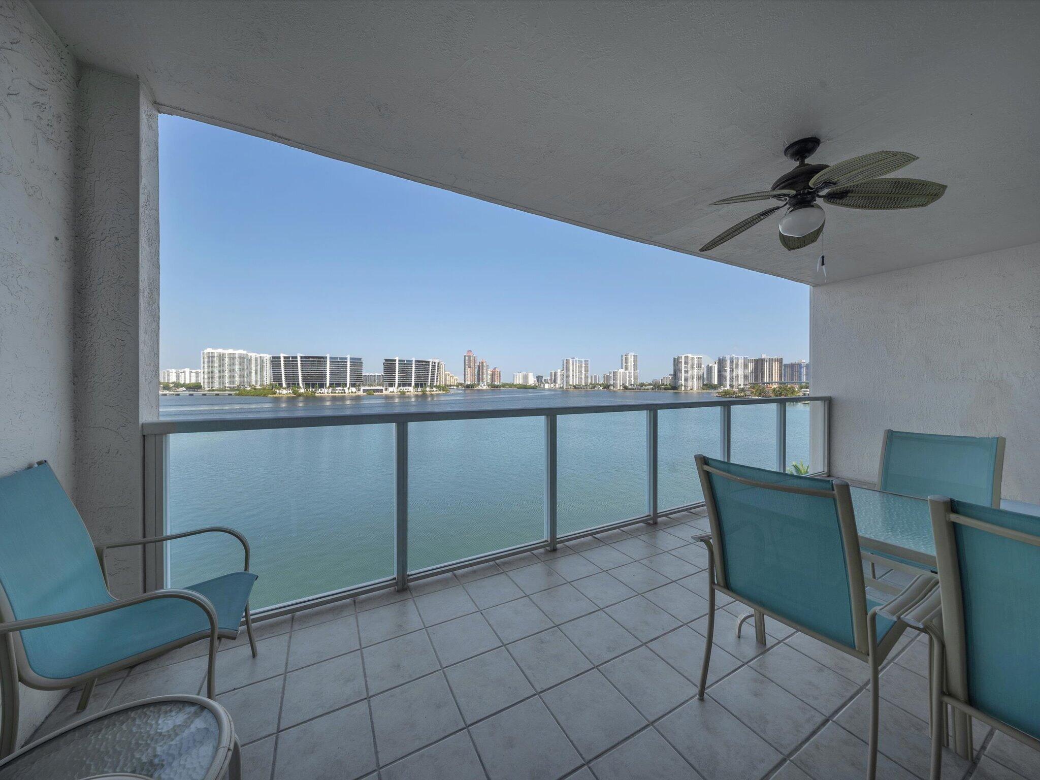 Large balcony with room for entertaining Large balcony with room for entertaining