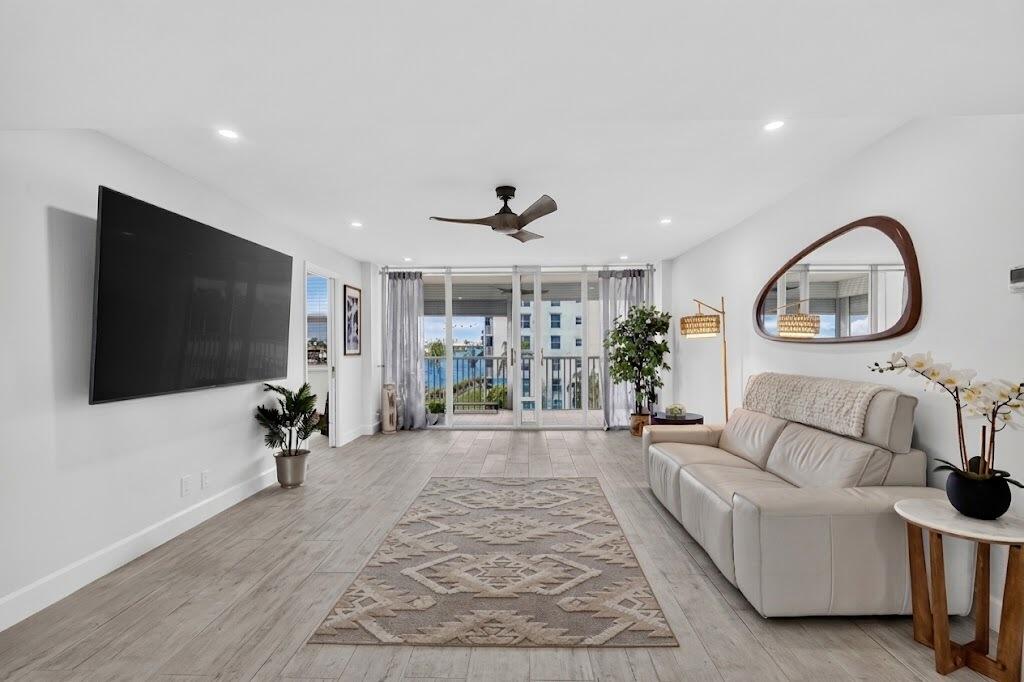 Living room with view
