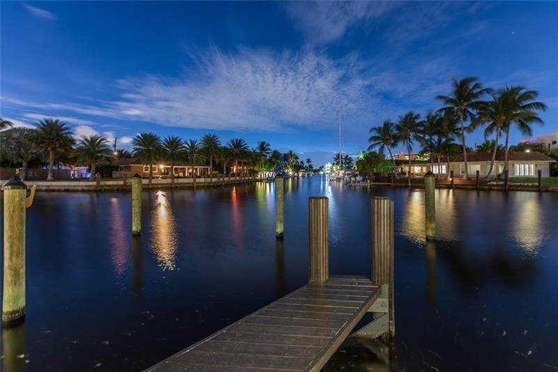 Dock at dusk
