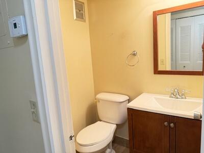 Updated bathroom.