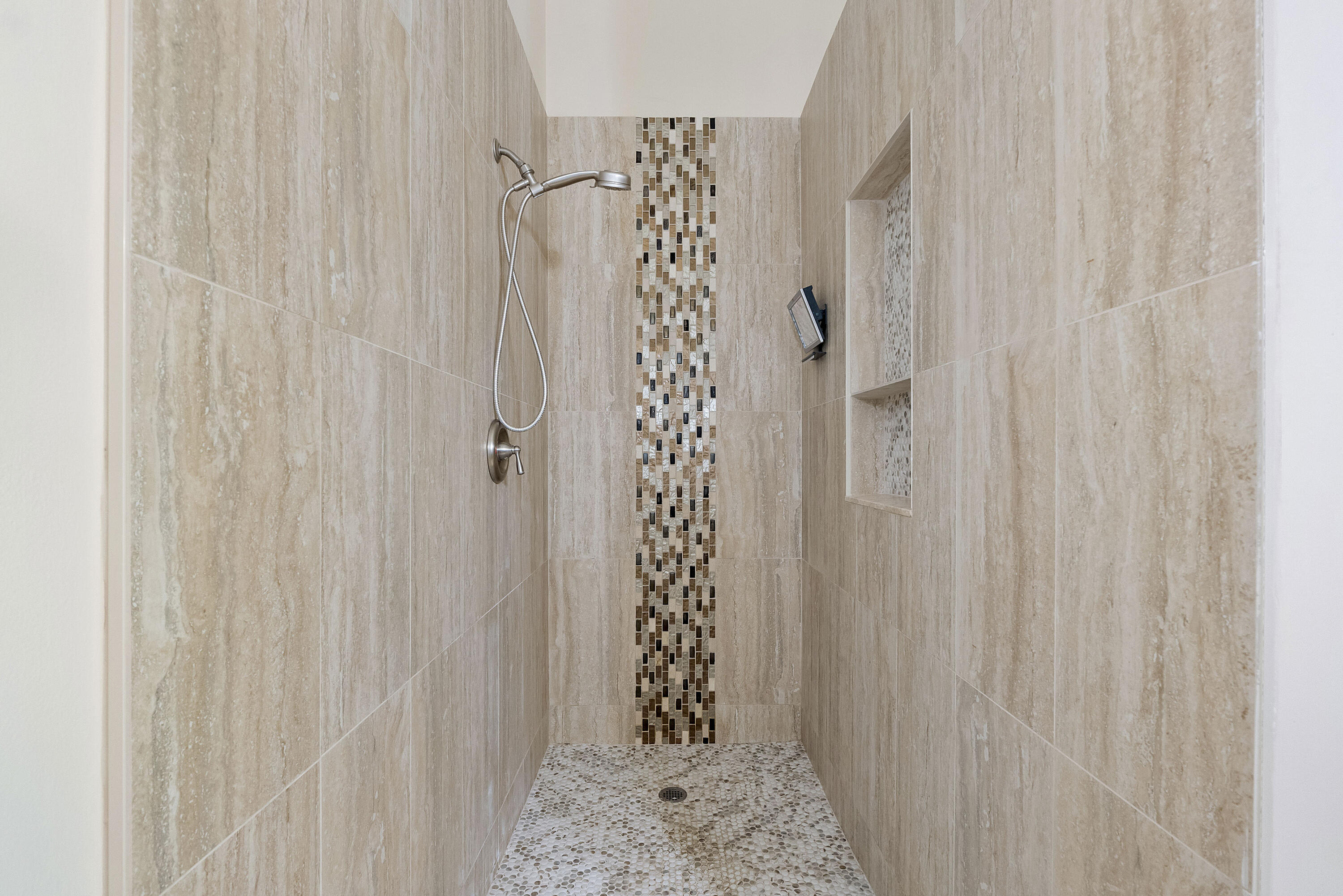 Primary walk-in shower