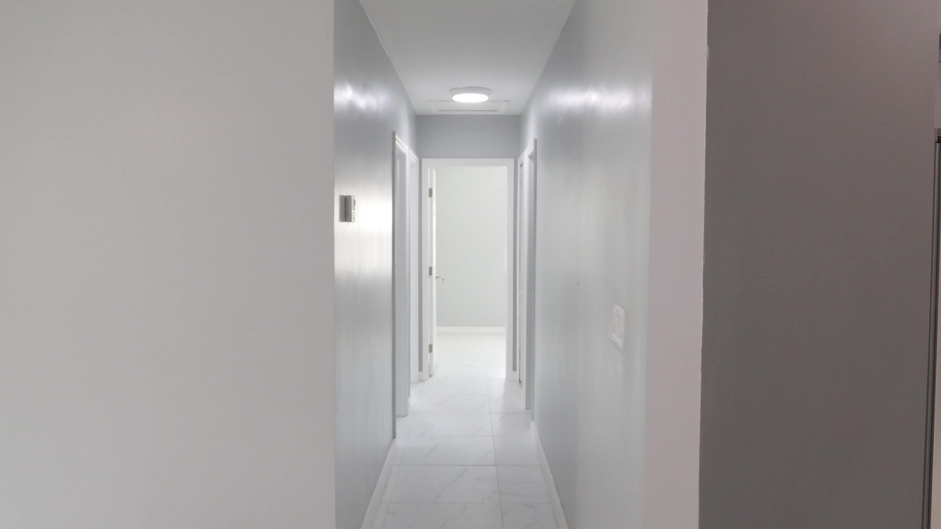 To the 3 bedrooms