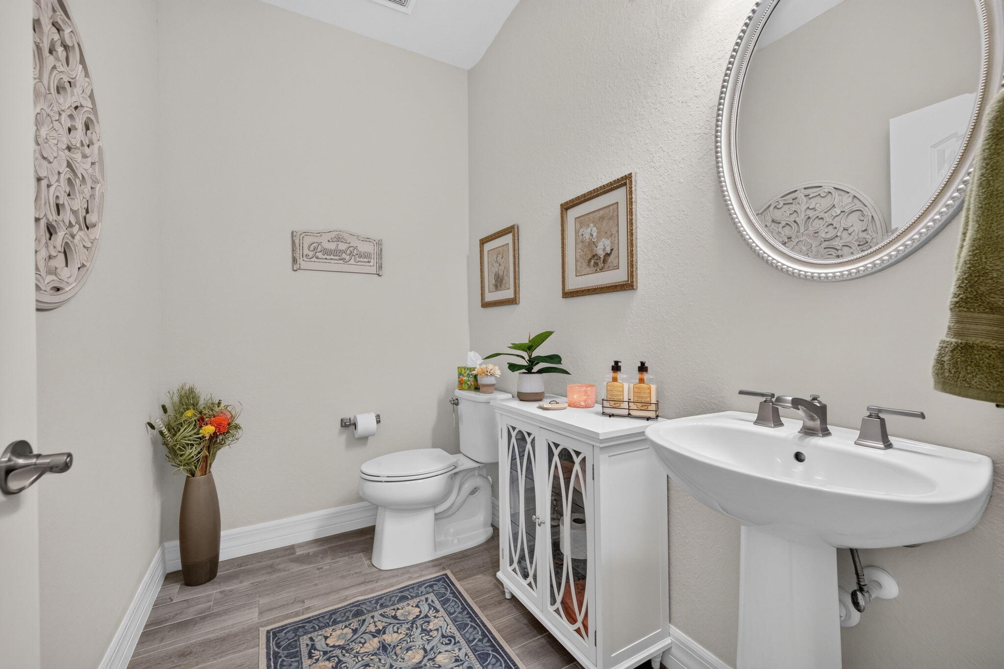 1st Floor Spacious Half Bath Downstairs