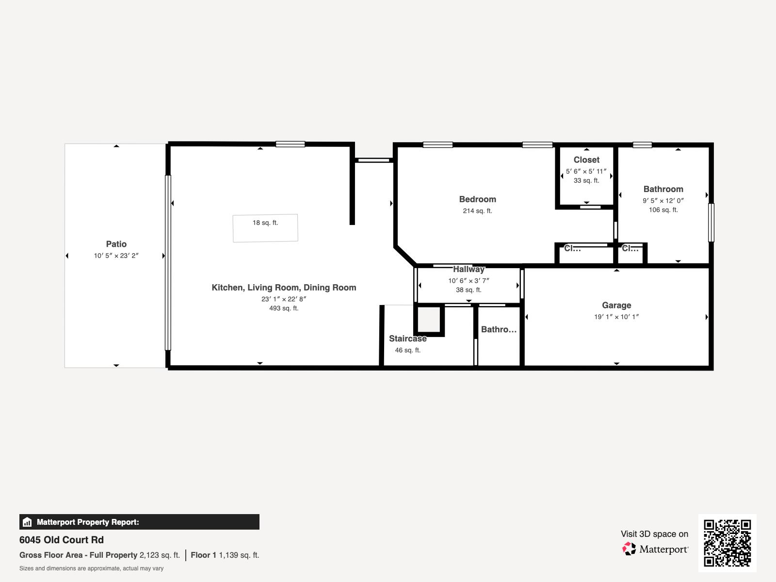 floorplan6045 Old Court Rd - Floor 1