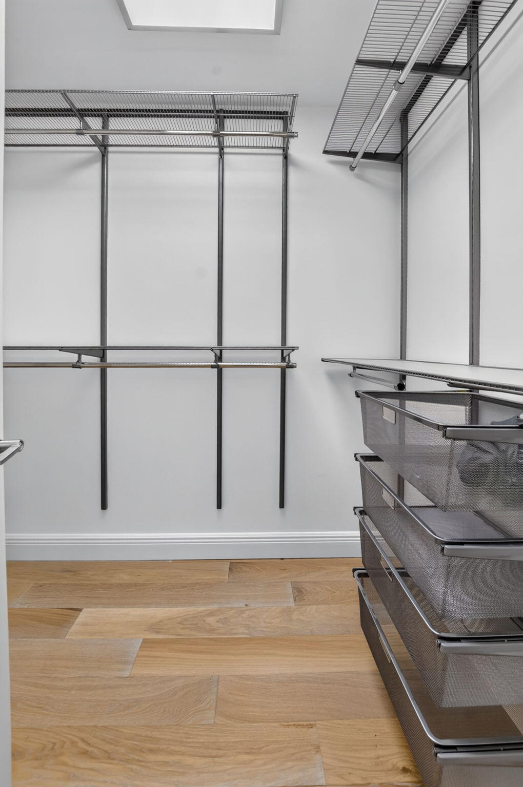 Custom closet systems in all closets