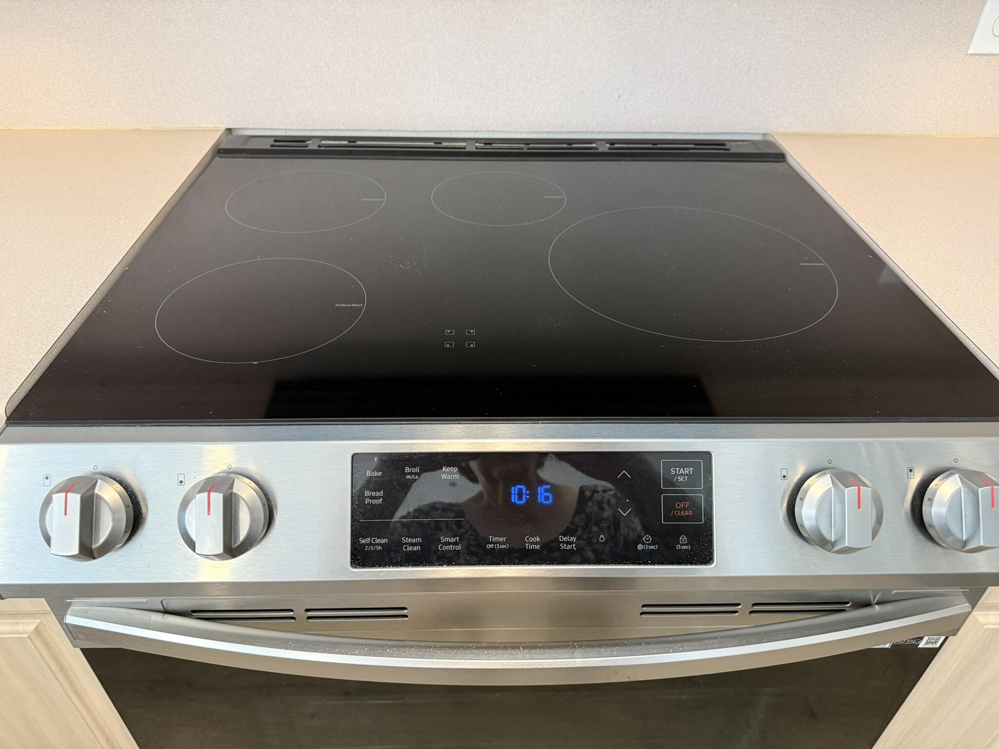 INDUCTION SAMSUNG RANGE - NEED STAINLESS STEEL PANS
