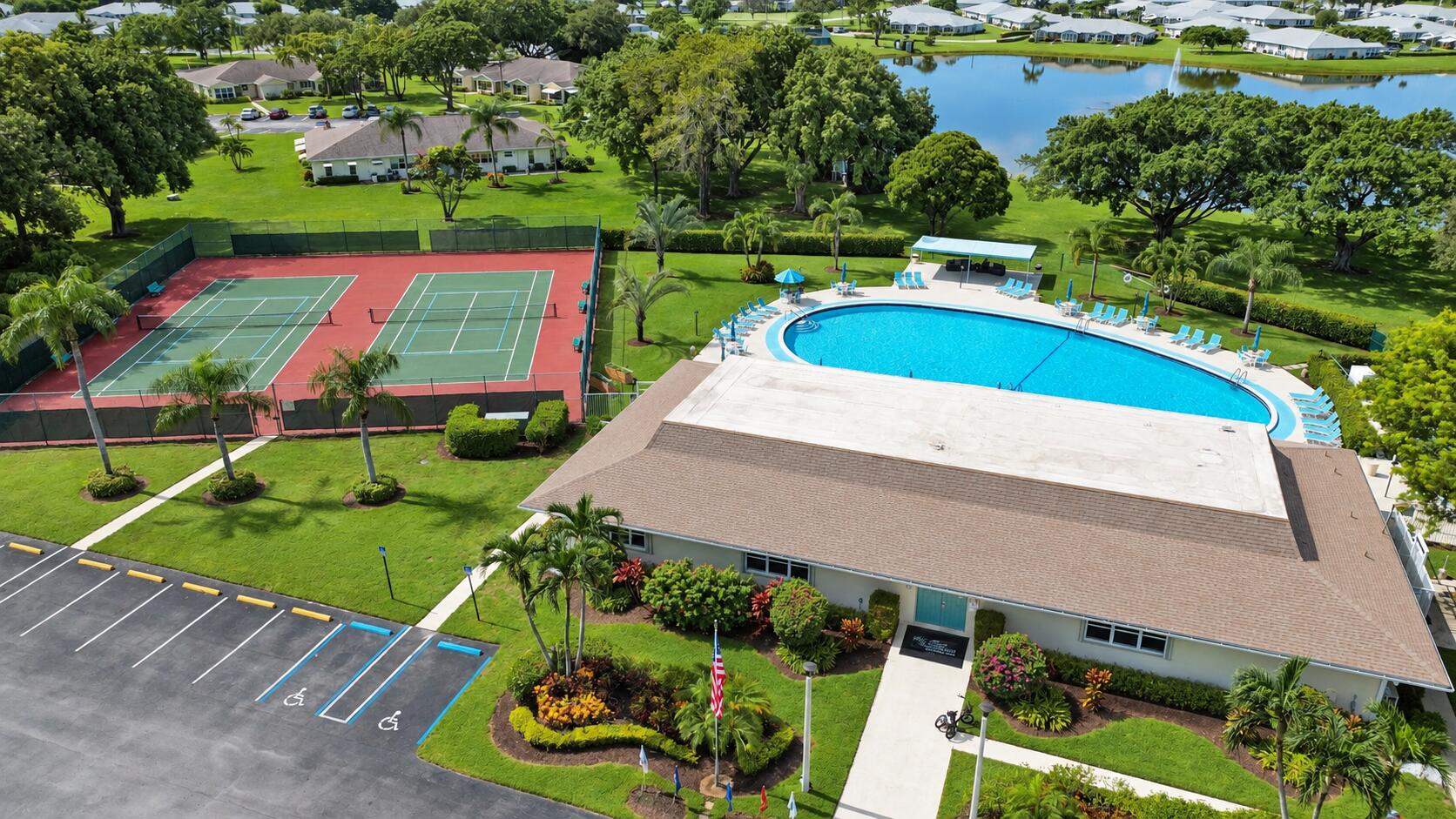 Clubhouse Pool and Courts