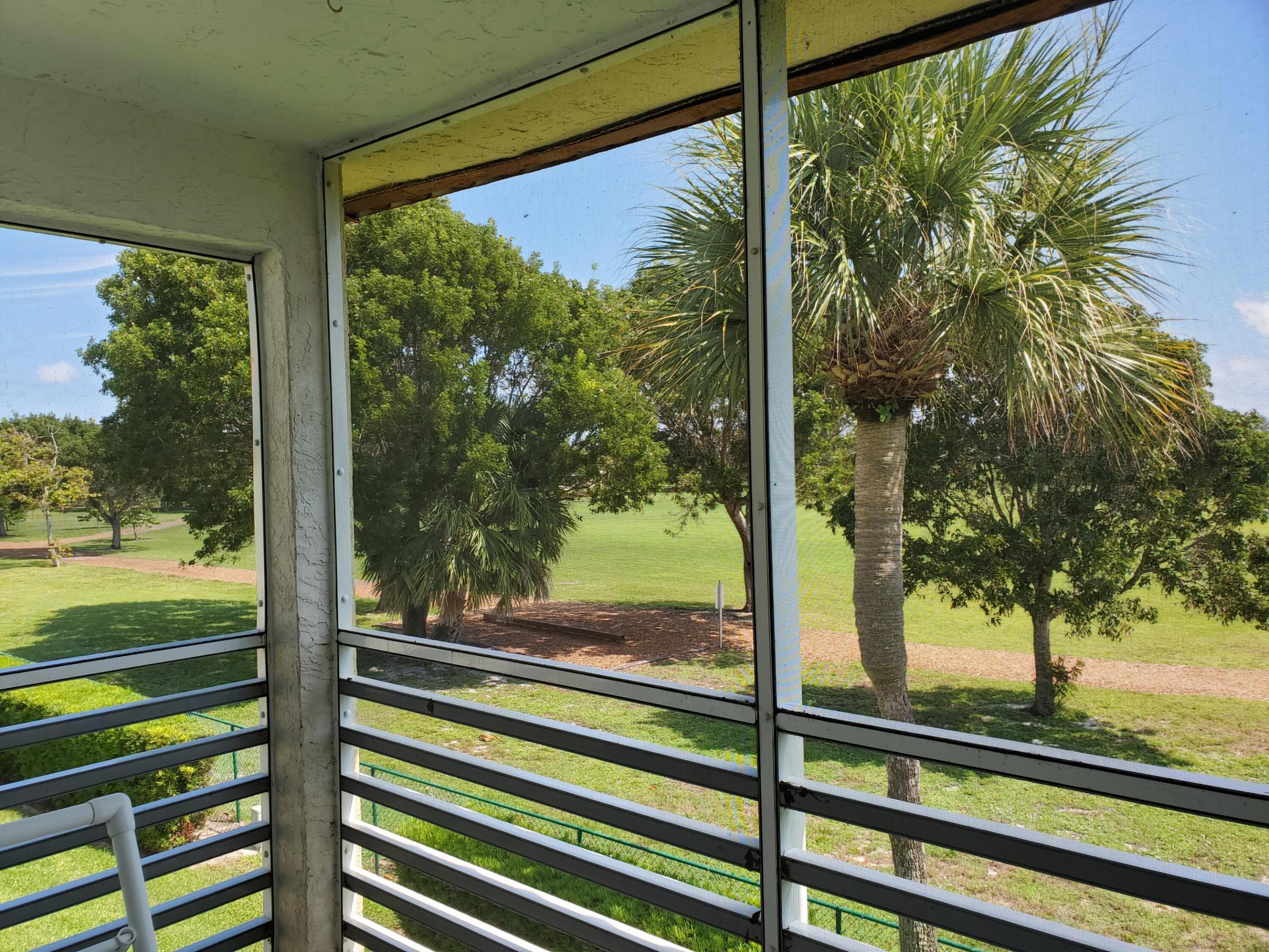 View from patio