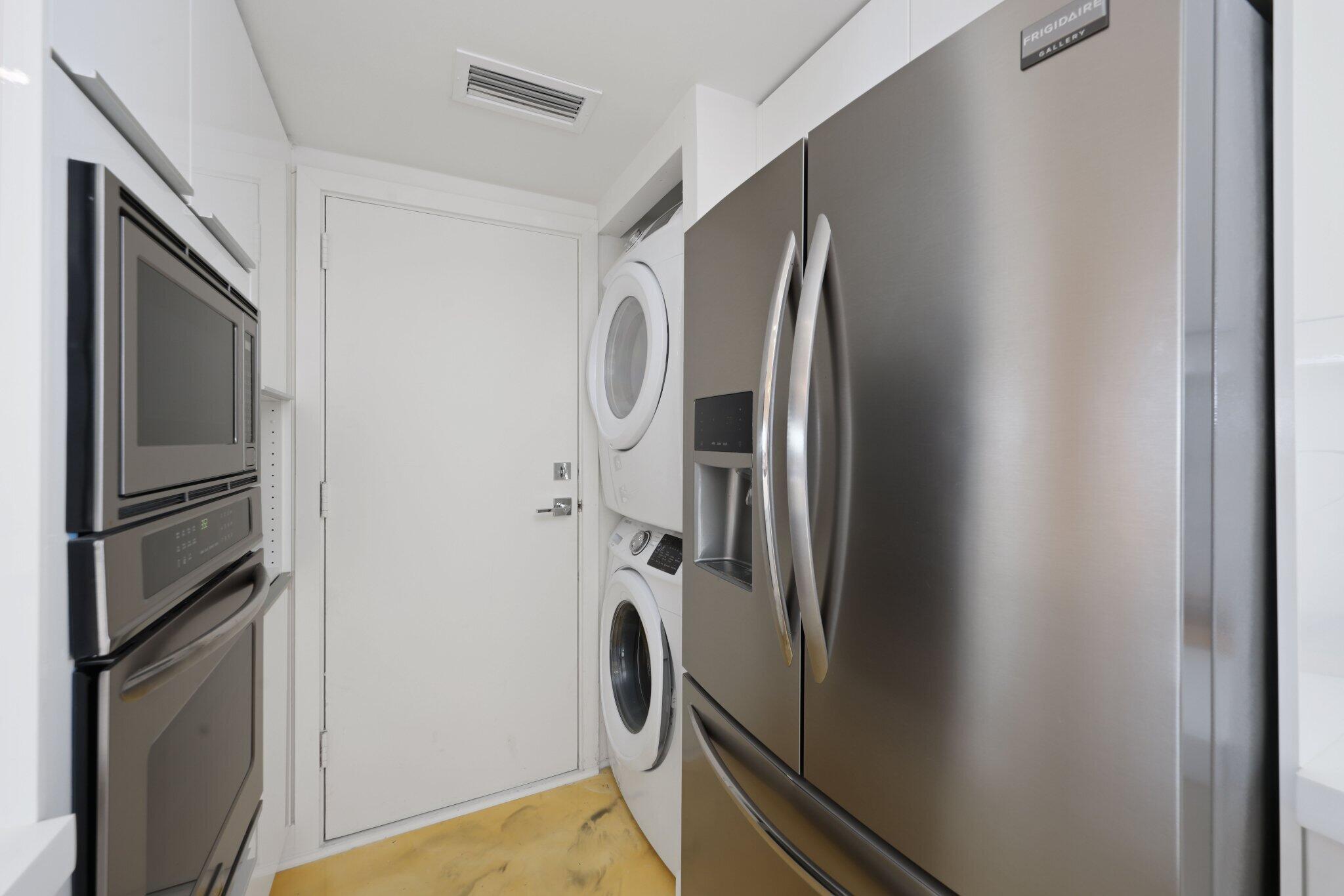 In unit laundry