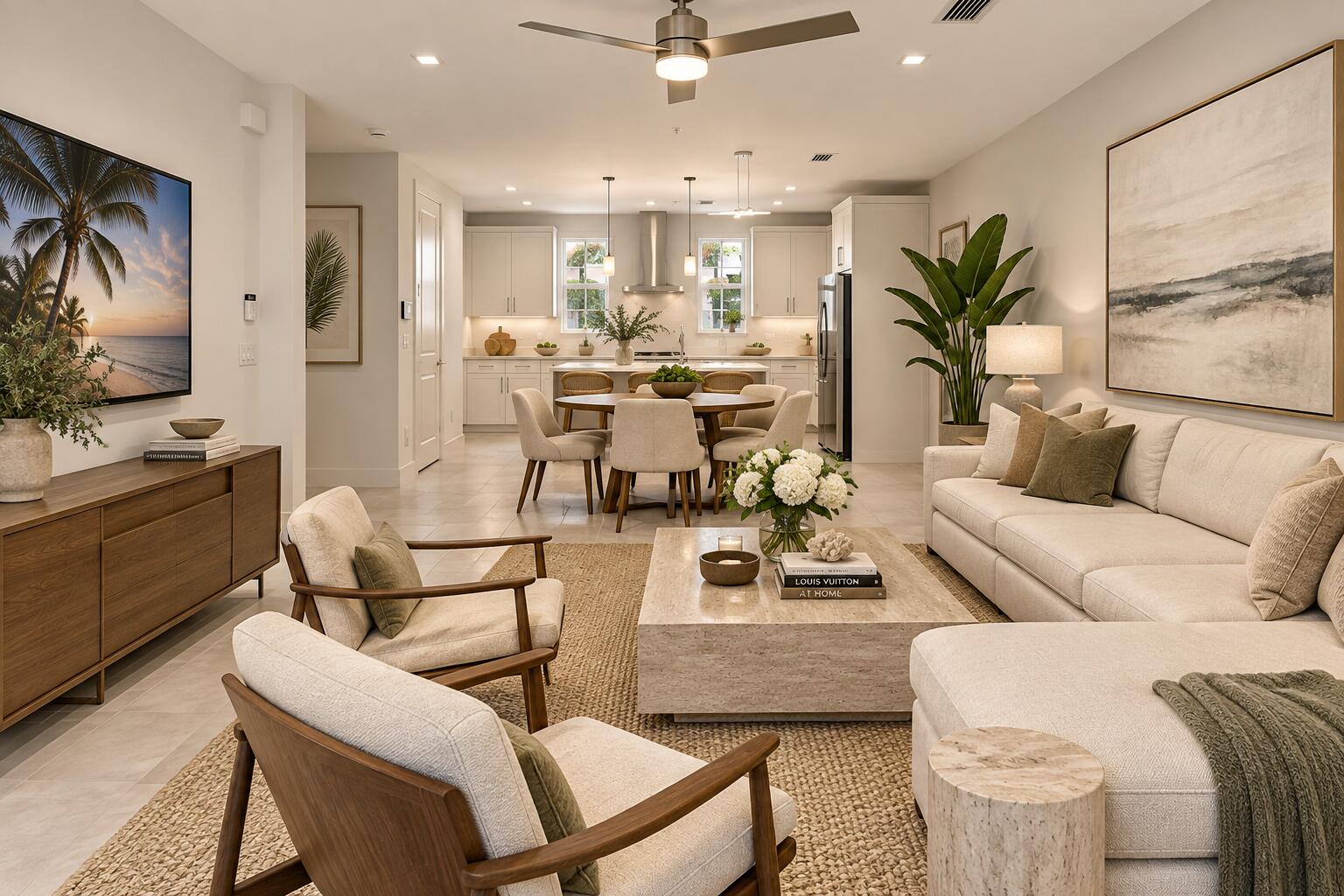 artist render of living area