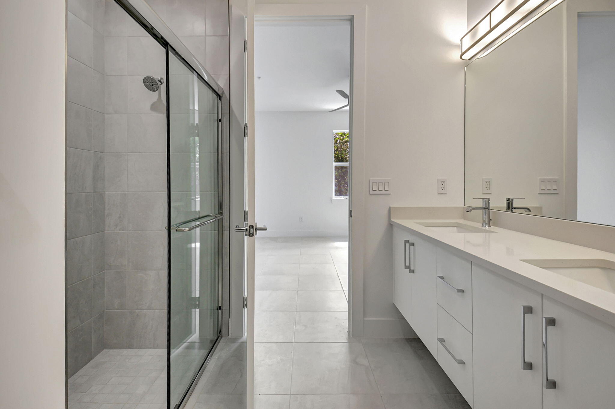 primary bath frameless shower