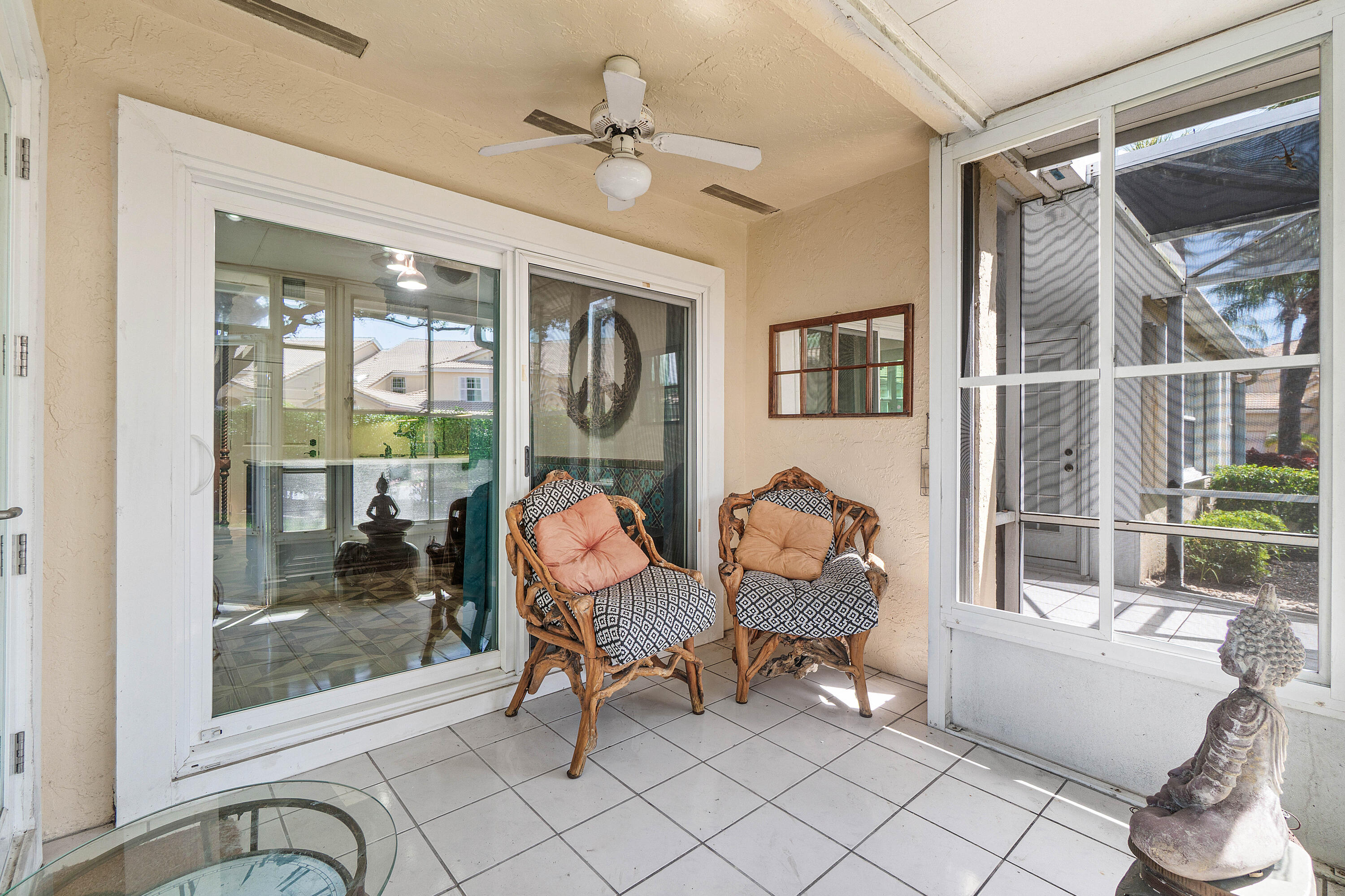 Screened enclosed patio
