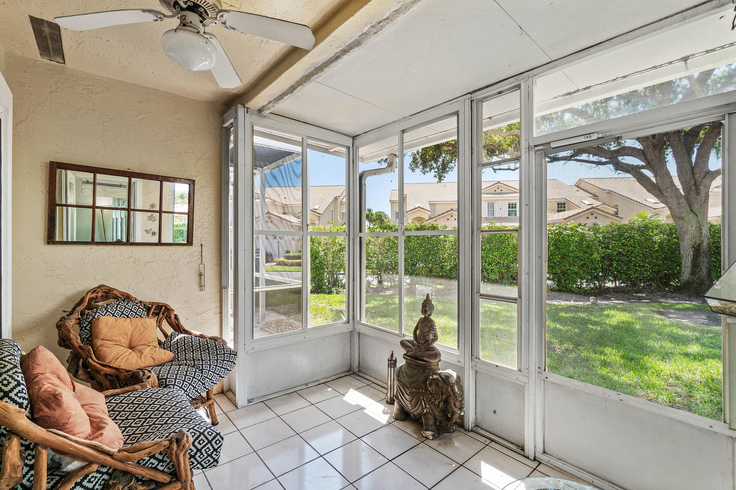 Screen enclosed patio