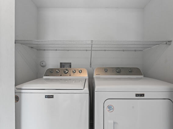 Washer and Dryer In Hallway