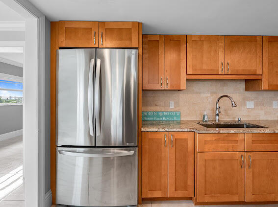 Fridge and Sink Fridge and Sink