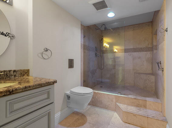 Master Shower and Toilet