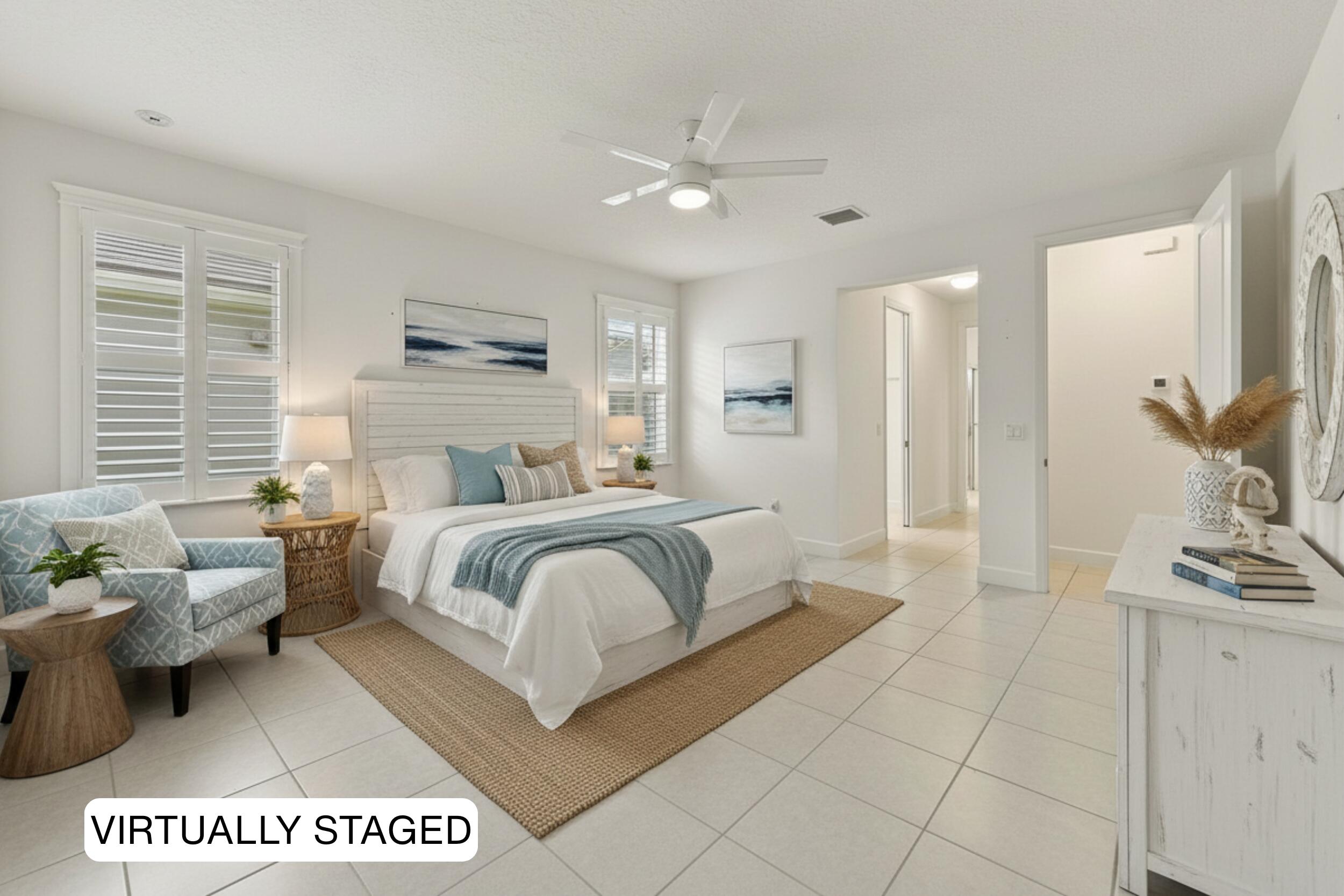 Inviting Coastal Primary Bedroom