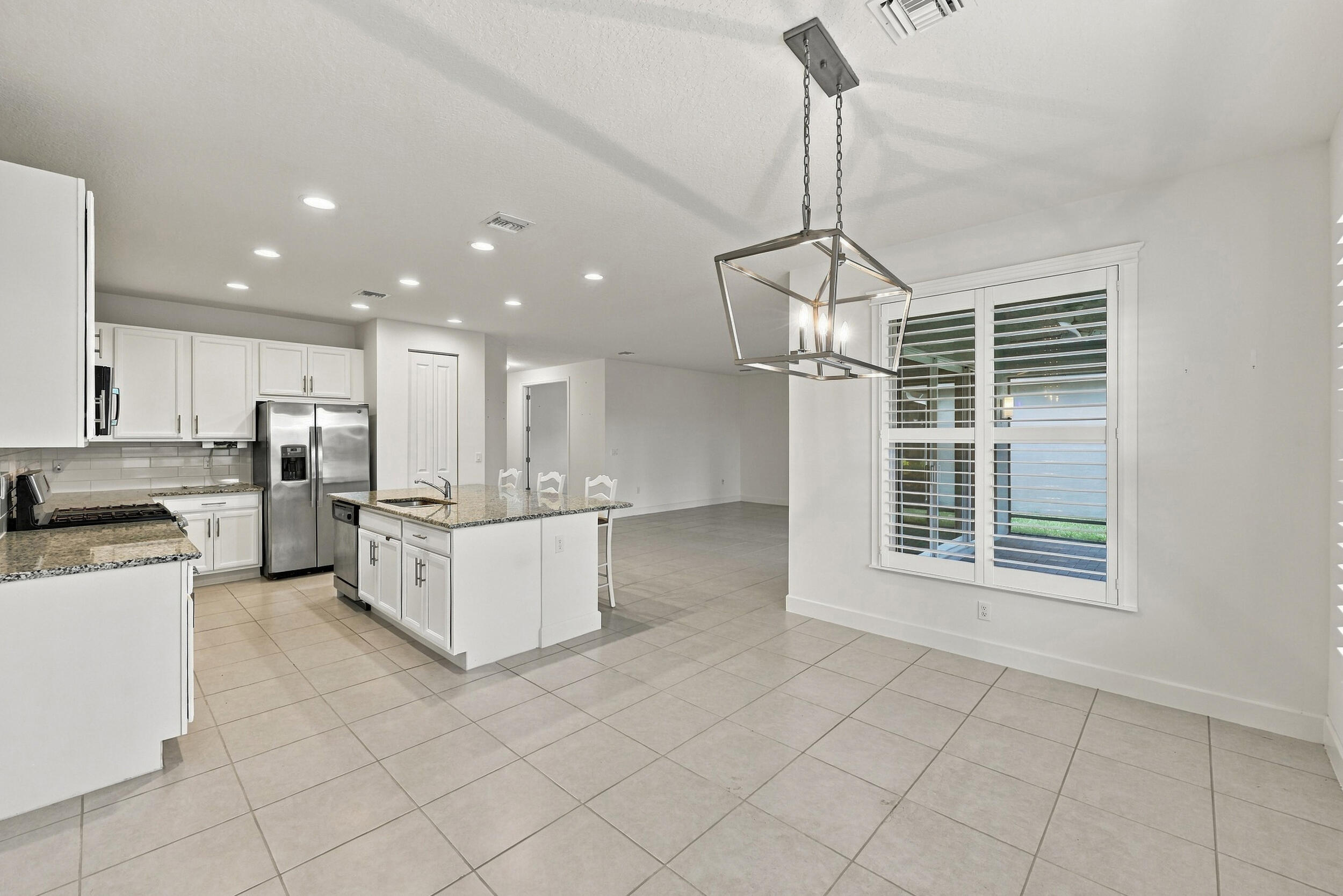 dining and kitchen