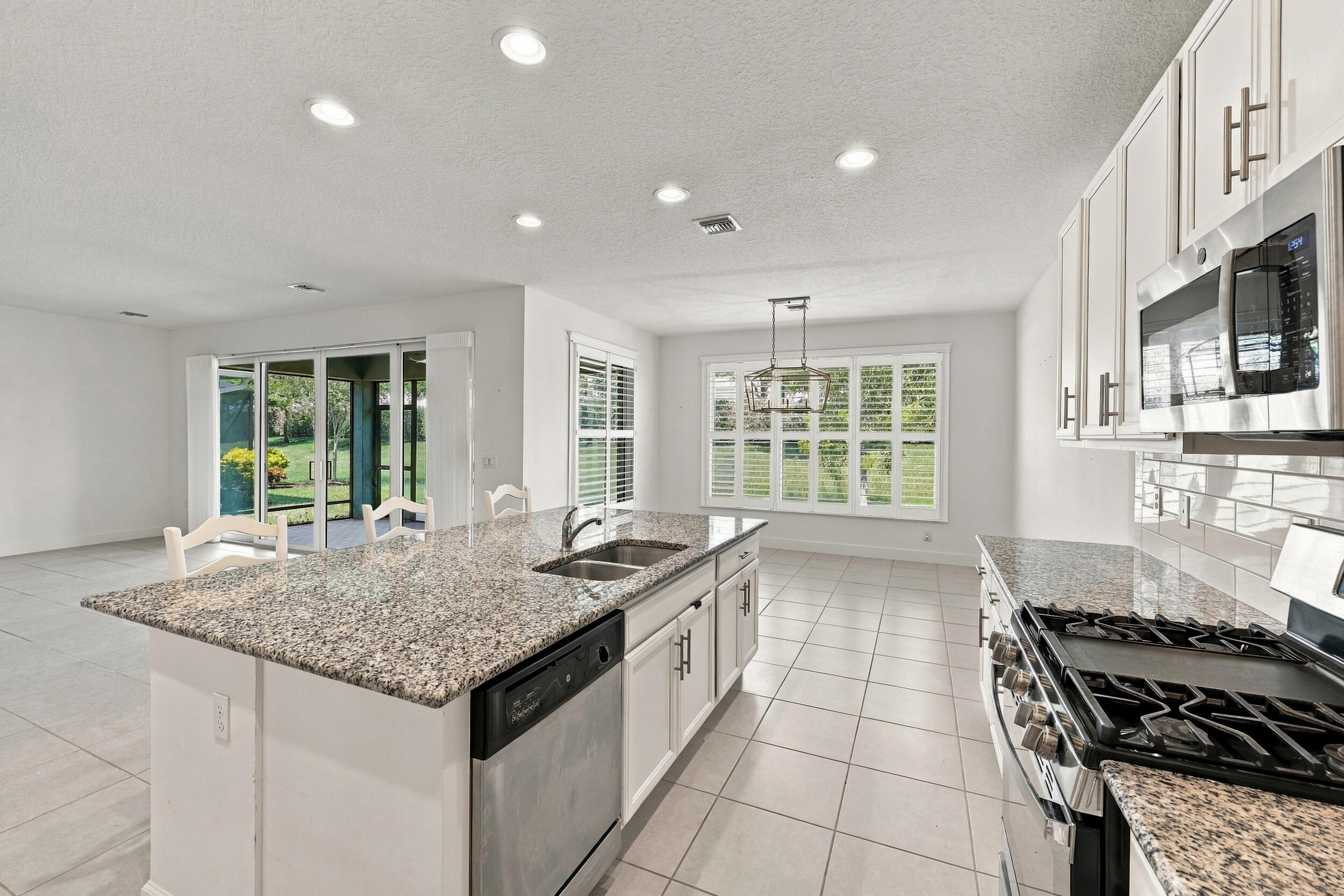 kitchen and dining