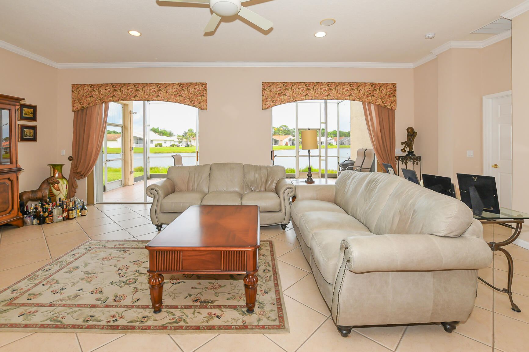 Living Room w/Patio Access