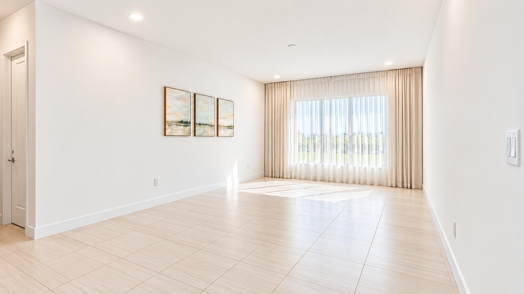 Living Area vacant
