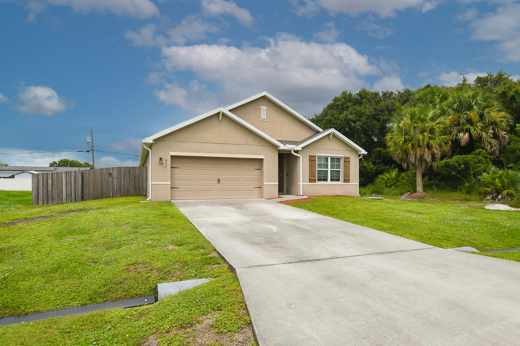 Full Front Yard and House