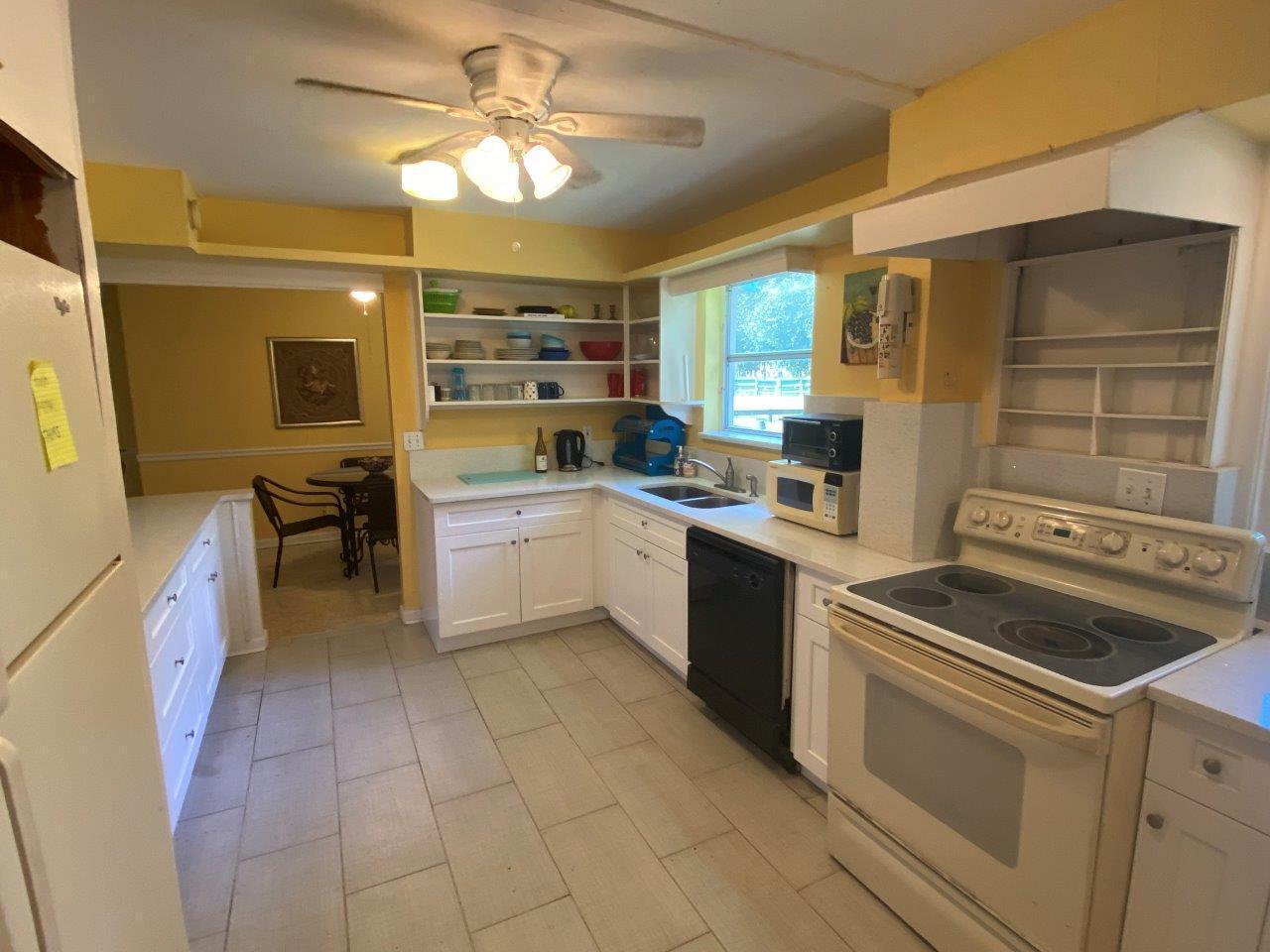 Kitchen with Outside View to Paddock