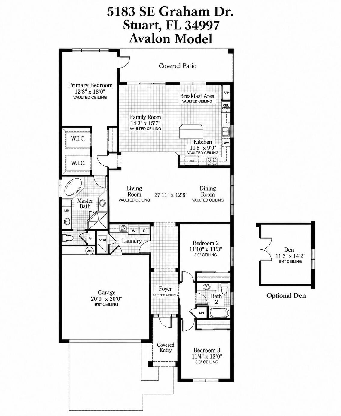 clean avalon floorplan