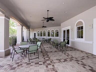 Reardon covered clubhouse patio