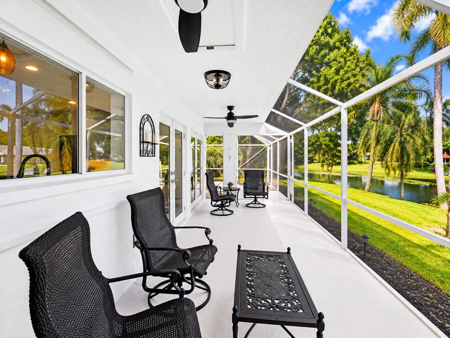 Covered Lake Patio