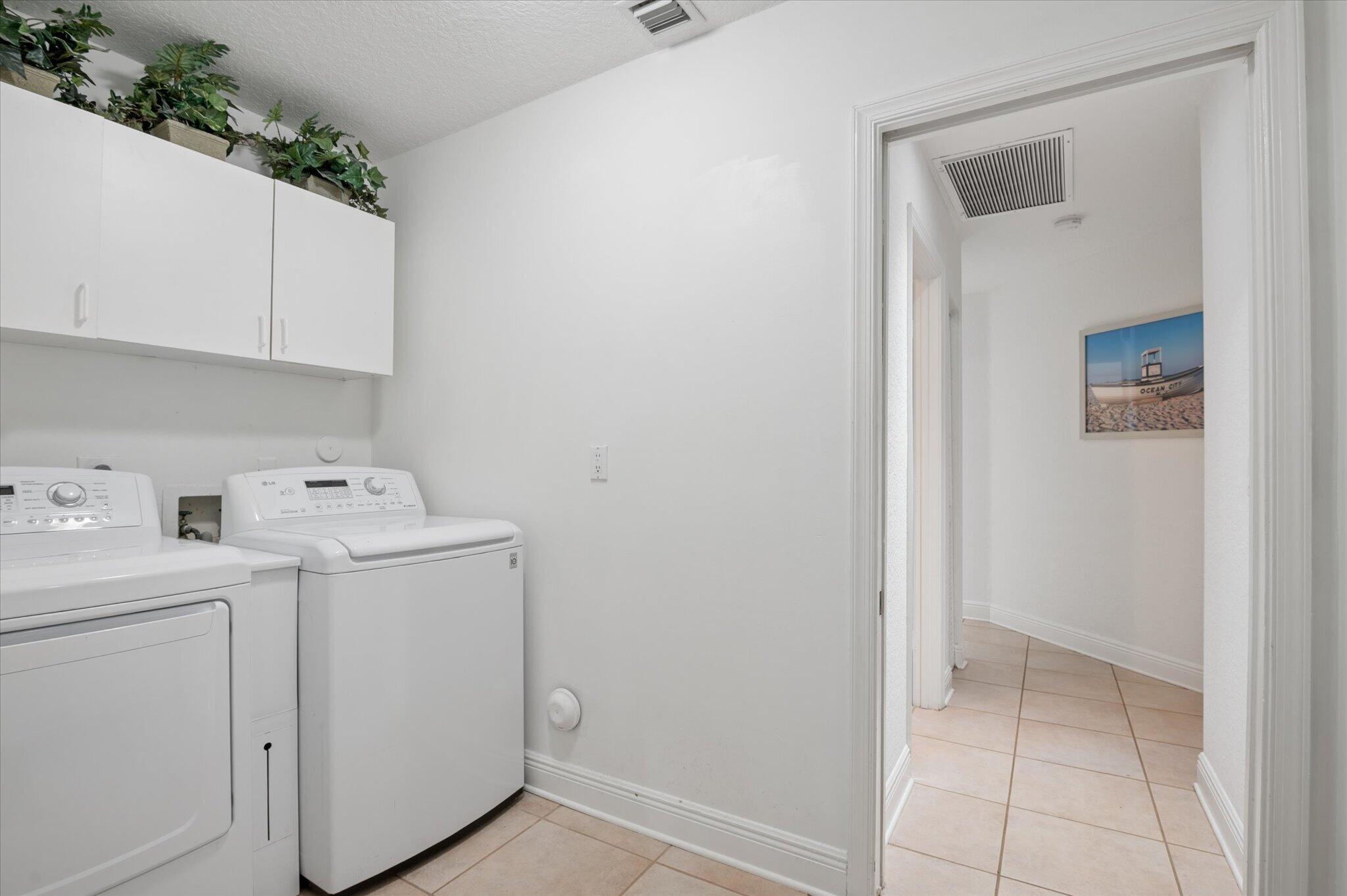 Dedicated laundry room