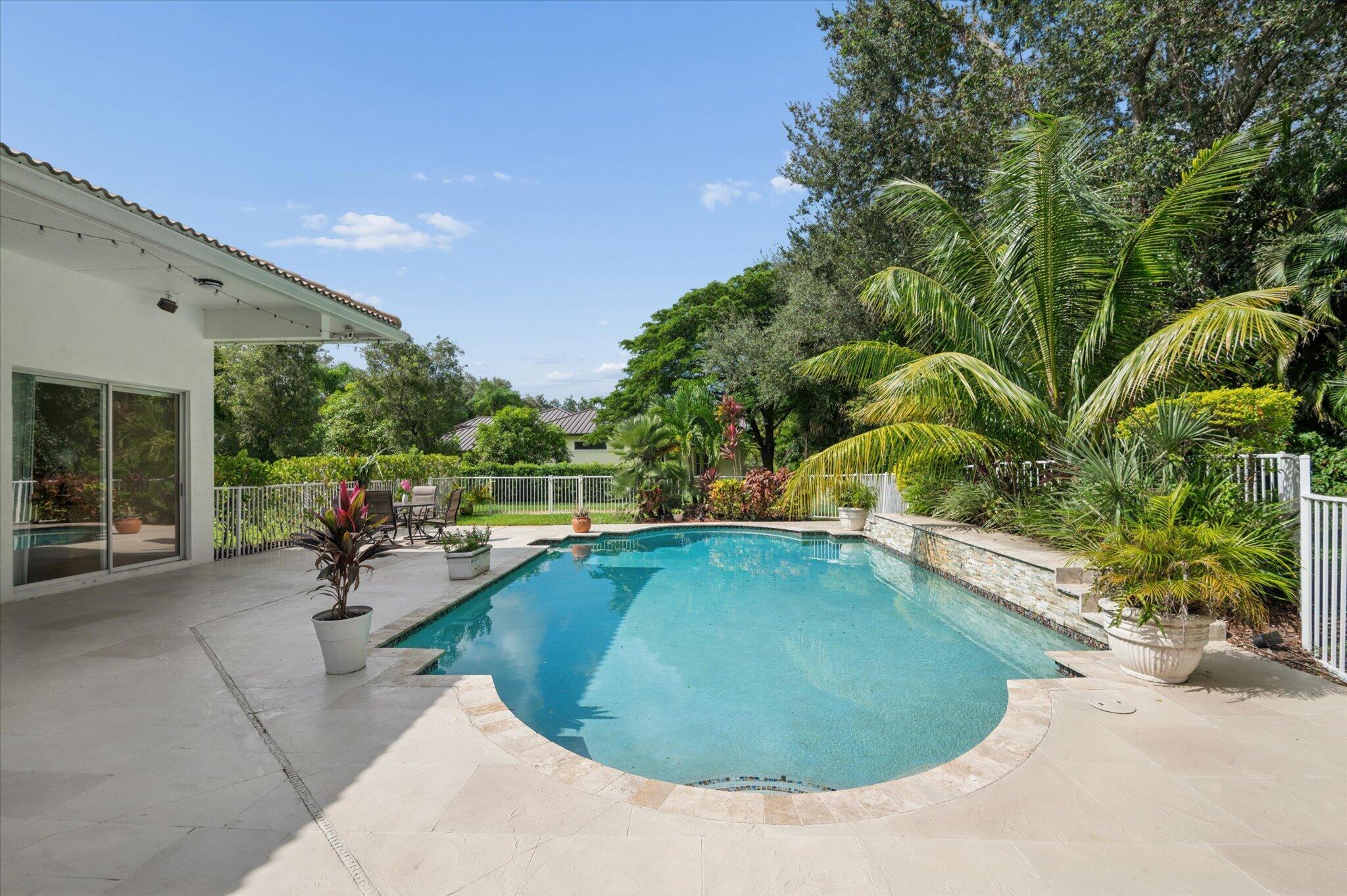 Pool view looking west
