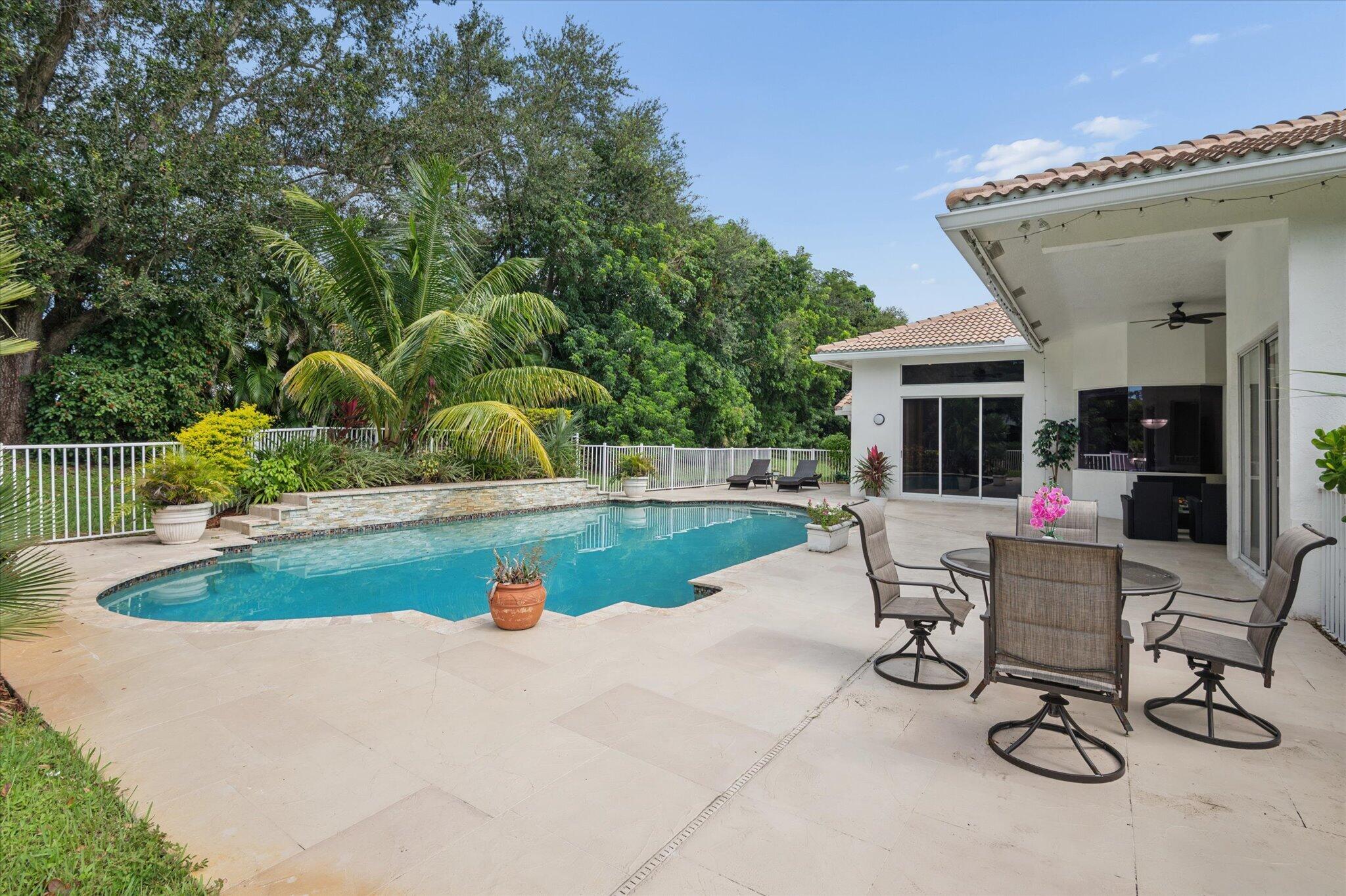 Pool views looking east